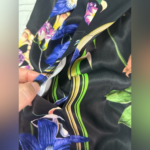 NWT Corey Lynn Calter x Anthropologie Strapless Maxi Dress S Floral Pockets FLAW - Picture 8 of 14